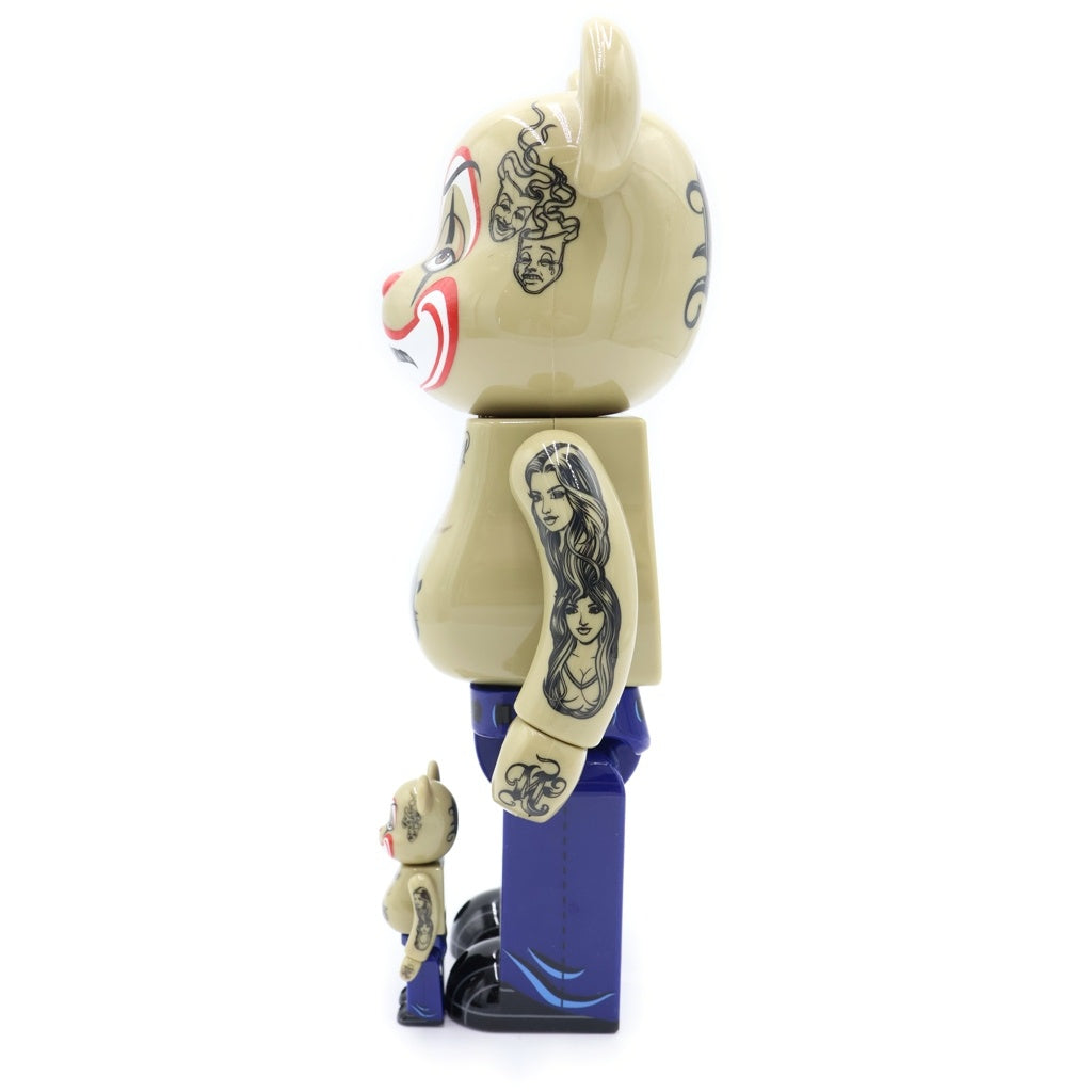 MEDICOM TOY(メディコムトイ) BE@RBRICK MISTER CARTOON X KONG 100% & 400% ミスターカートゥーン ベアブリック フィギュア グリーン