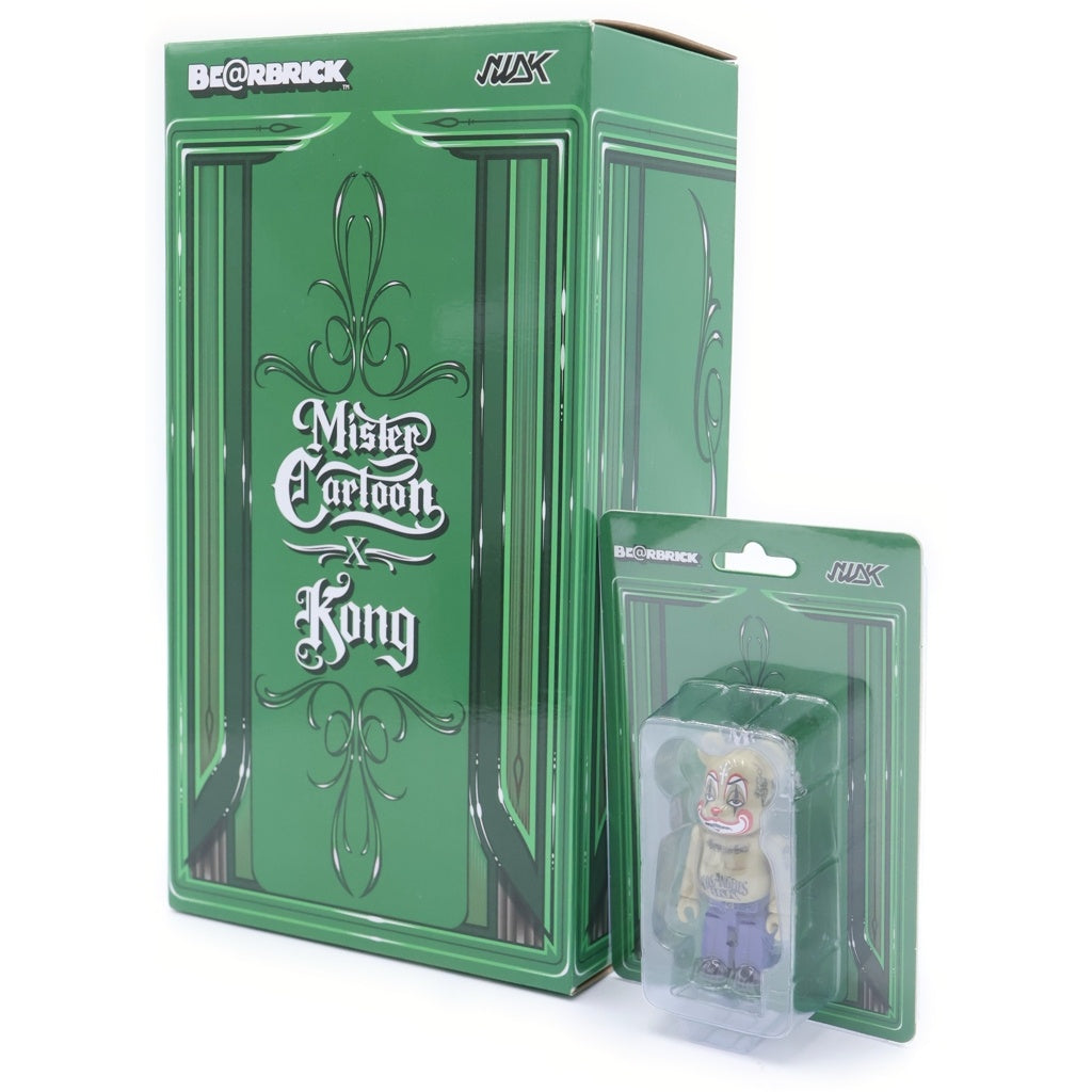 MEDICOM TOY(メディコムトイ) BE@RBRICK MISTER CARTOON X KONG 100% & 400% ミスターカートゥーン ベアブリック フィギュア グリーン