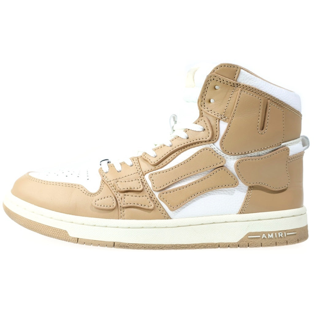 AMIRI(アミリ) SKEL TOP HI MFS002-281 スケルトップハイ ハイカットスニーカー ホワイト/ブラウン