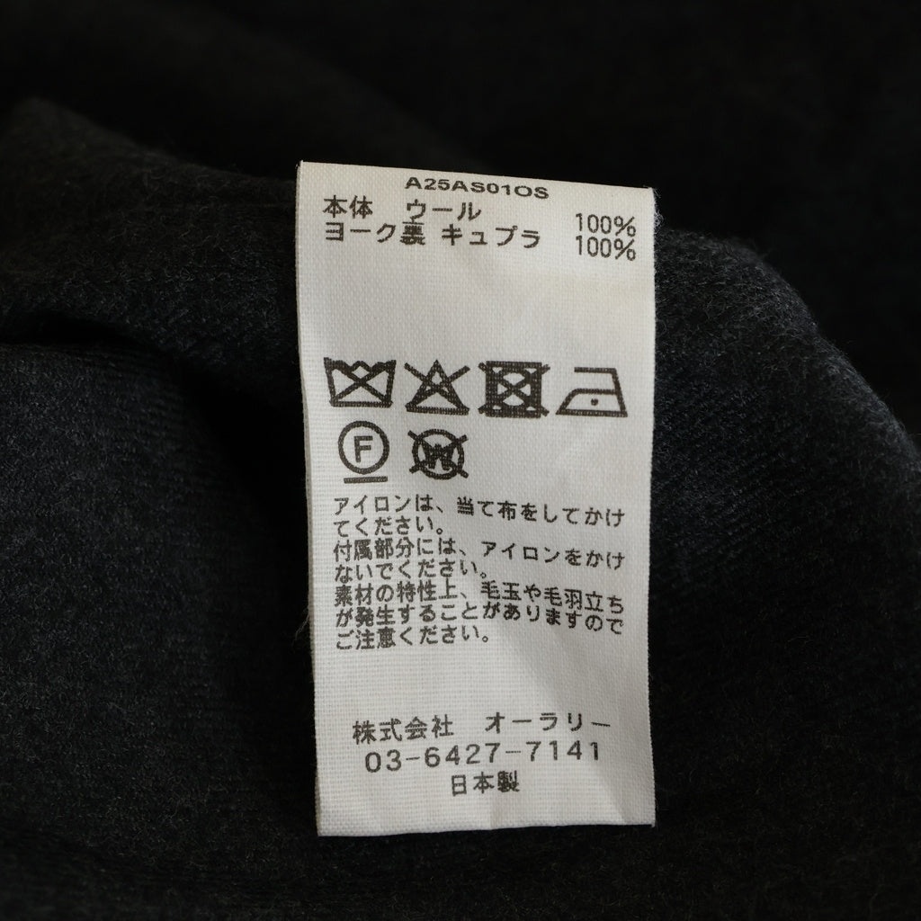 AURALEE(オーラリー) SUPER LIGHT WOOL SHIRT スーパーライトウールシャツ グレー
