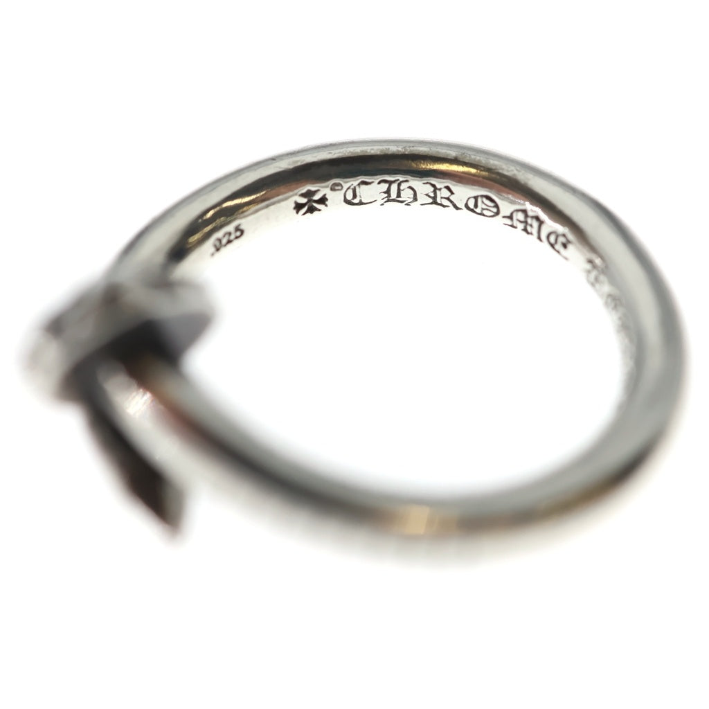 CHROME HEARTS(クロムハーツ) NAIL CRSBALL ネイル クロスボール リング シルバー BCA349