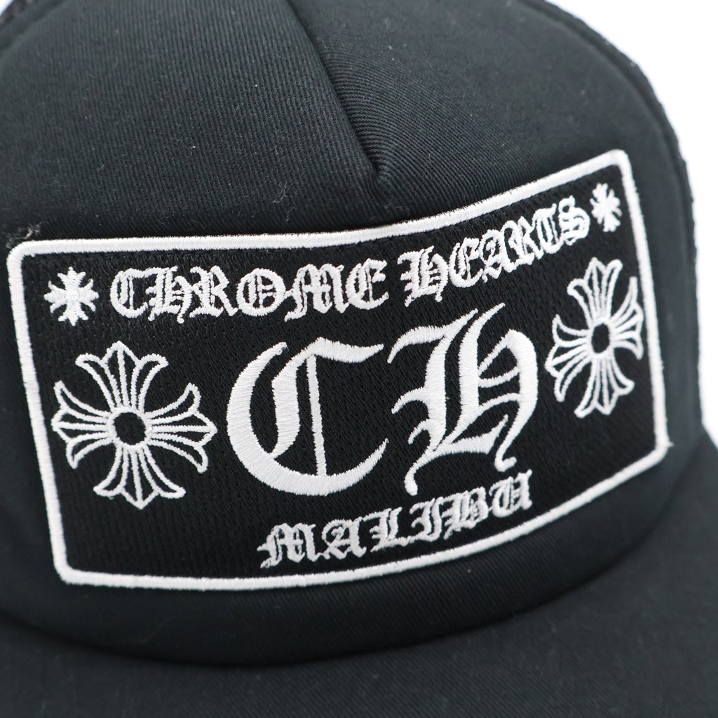 CHROME HEARTS(クロムハーツ) CH PATCH マリブ限定CHパッチ トラッカーメッシュキャップ ブラック