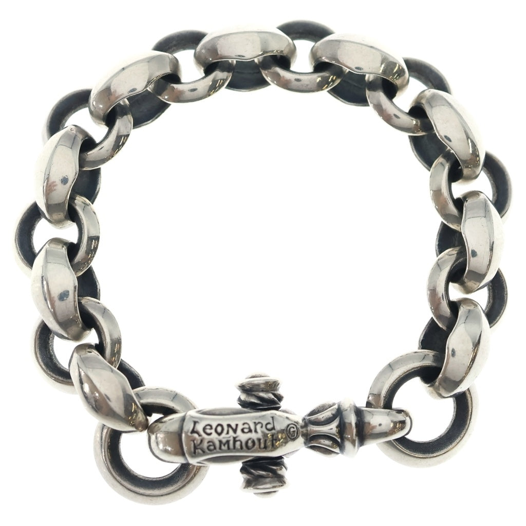 カムホートレプリカシルバー チェーンブレスレット Lenardkamhout LEONARD KAMHOUT(レナードカムホート) シルク シグネット ブレスレット