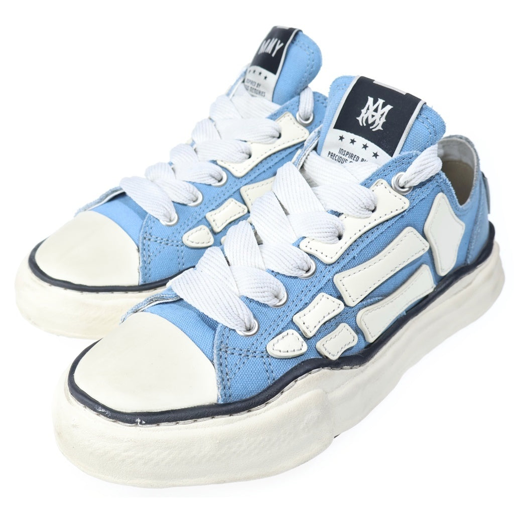 MAISON MIHARAYASUHIRO(メゾンミハラヤスヒロ) ×AMIRI PETERSON OG Sole Canvas Low-top Sneaker C13FW701 ピーターソン OG ソール キャンバス ロートップスニーカー ブルー/ホワイト