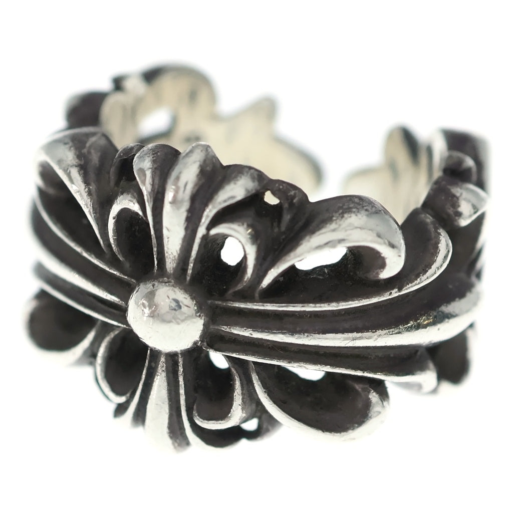 CHROME HEARTS(クロムハーツ) DBL FLRL CRS ダブルフローラルクロス リング シルバー BCA390