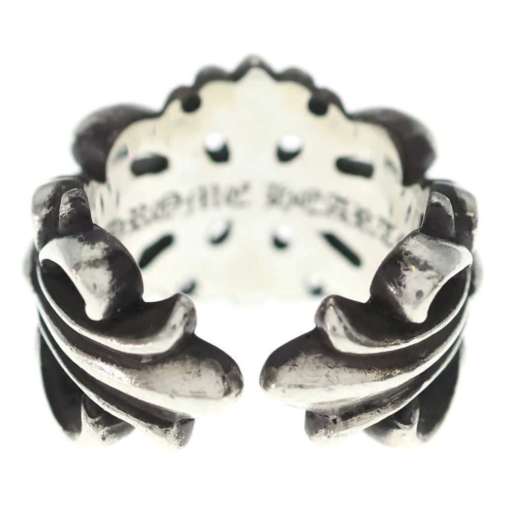 CHROME HEARTS(クロムハーツ) DBL FLRL CRS ダブルフローラルクロス リング シルバー BCA390