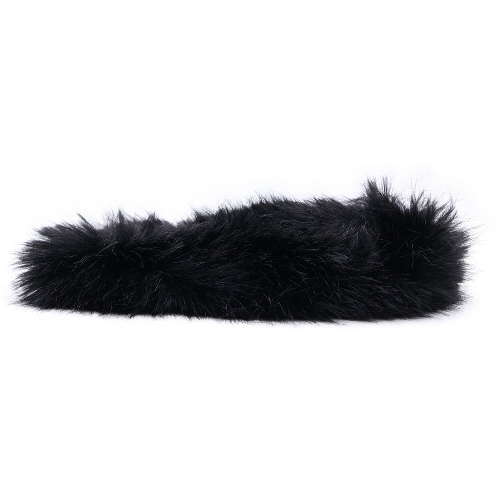 BALENCIAGA(バレンシアガ) Faux fur strap アニマルフリーファーストラップ 8473672AB6R2413 ブラック レディース