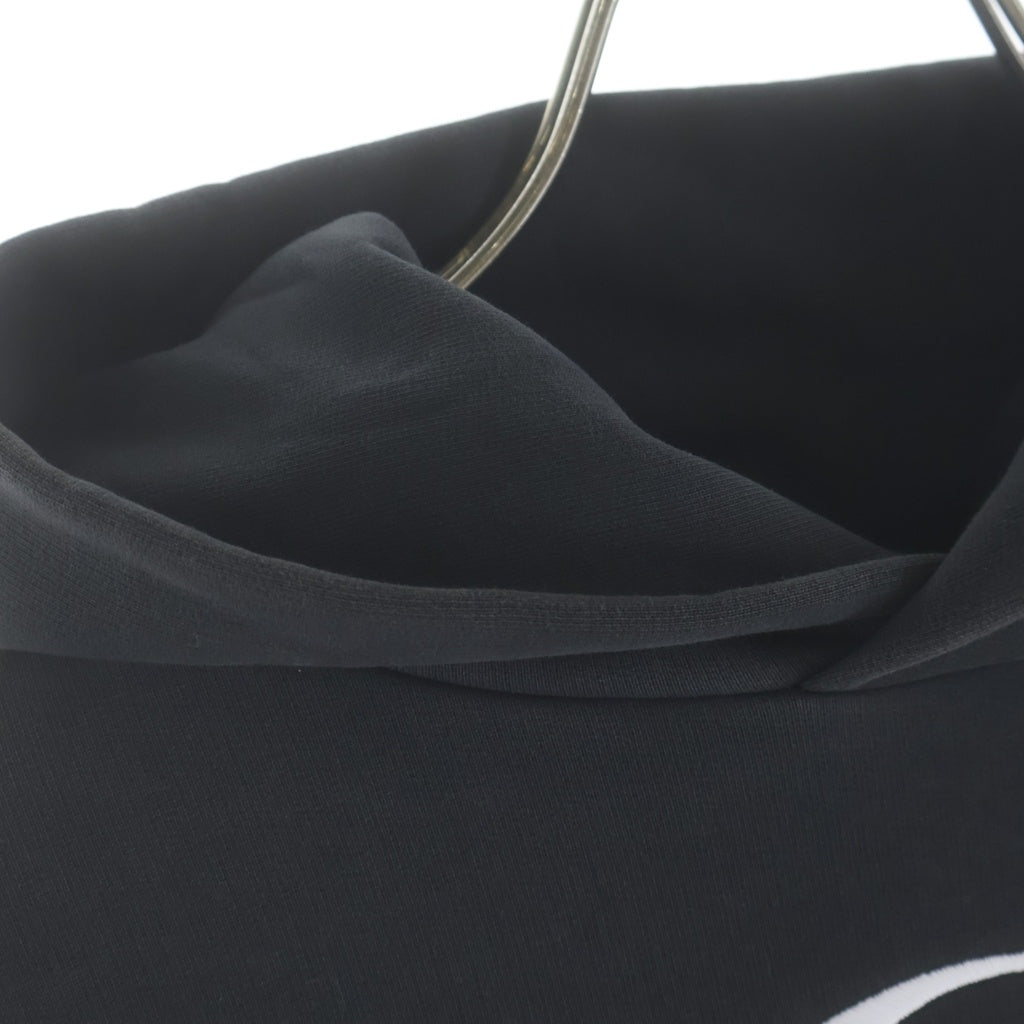 BALENCIAGA(バレンシアガ) 25AW Basketball Hoodie バスケットボールフーディー プルオーバーパーカー 821861 ブラック