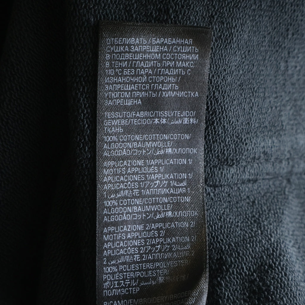 BALENCIAGA(バレンシアガ) 25AW Basketball Hoodie バスケットボールフーディー プルオーバーパーカー 821861 ブラック