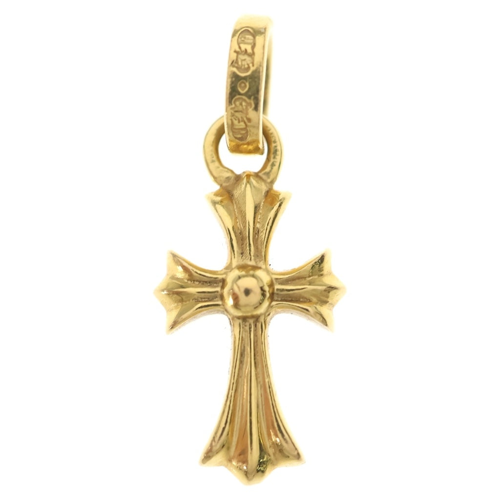 CHROME HEARTS(クロムハーツ) 22K CRS BBYFAT P/DIA ベイビーファットクロス PAVEダイヤ ペンダントトップ ゴールド BCA035