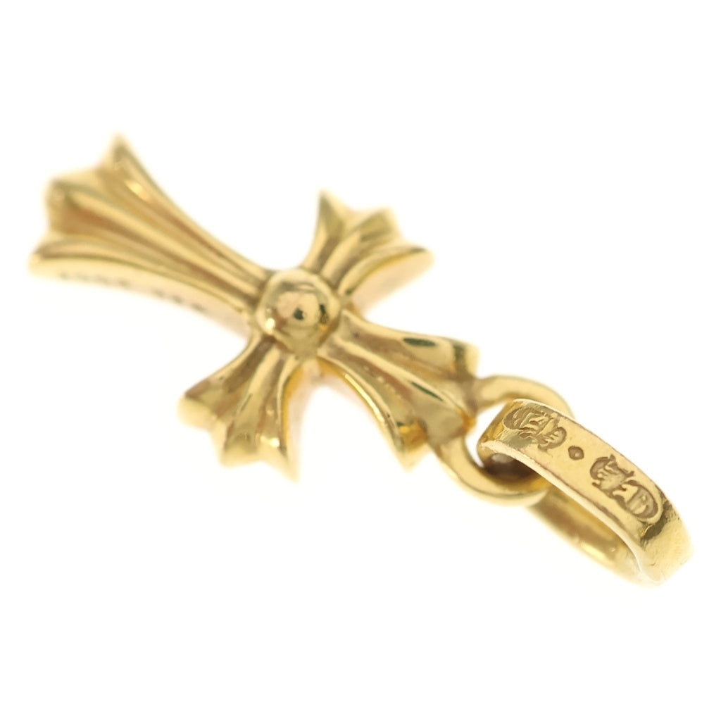 CHROME HEARTS(クロムハーツ) 22K CRS BBYFAT P/DIA ベイビーファットクロス PAVEダイヤ ペンダントトップ ゴールド BCA035
