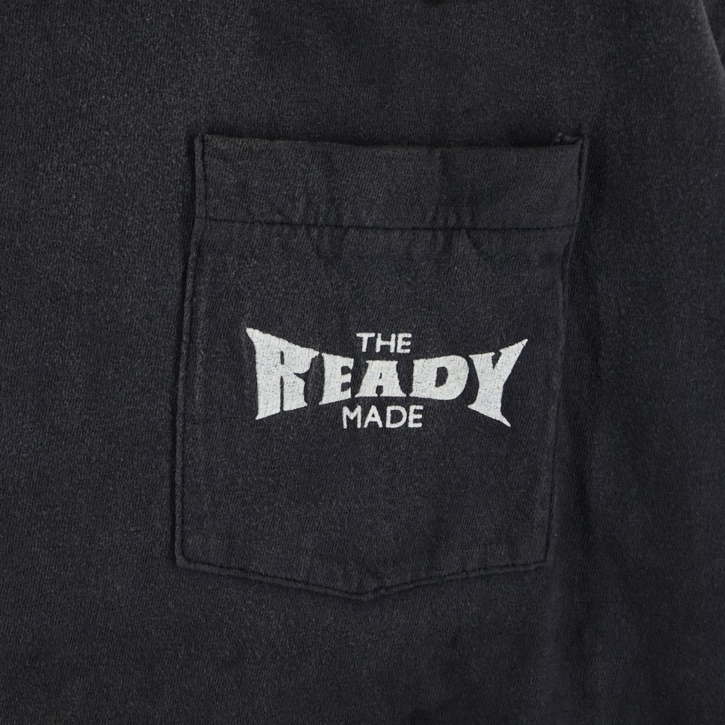 READY MADE(レディメイド) 24SS SS T-SHIRT POCKET/BLACK 半袖Tシャツ RE-CO-278 ブラック