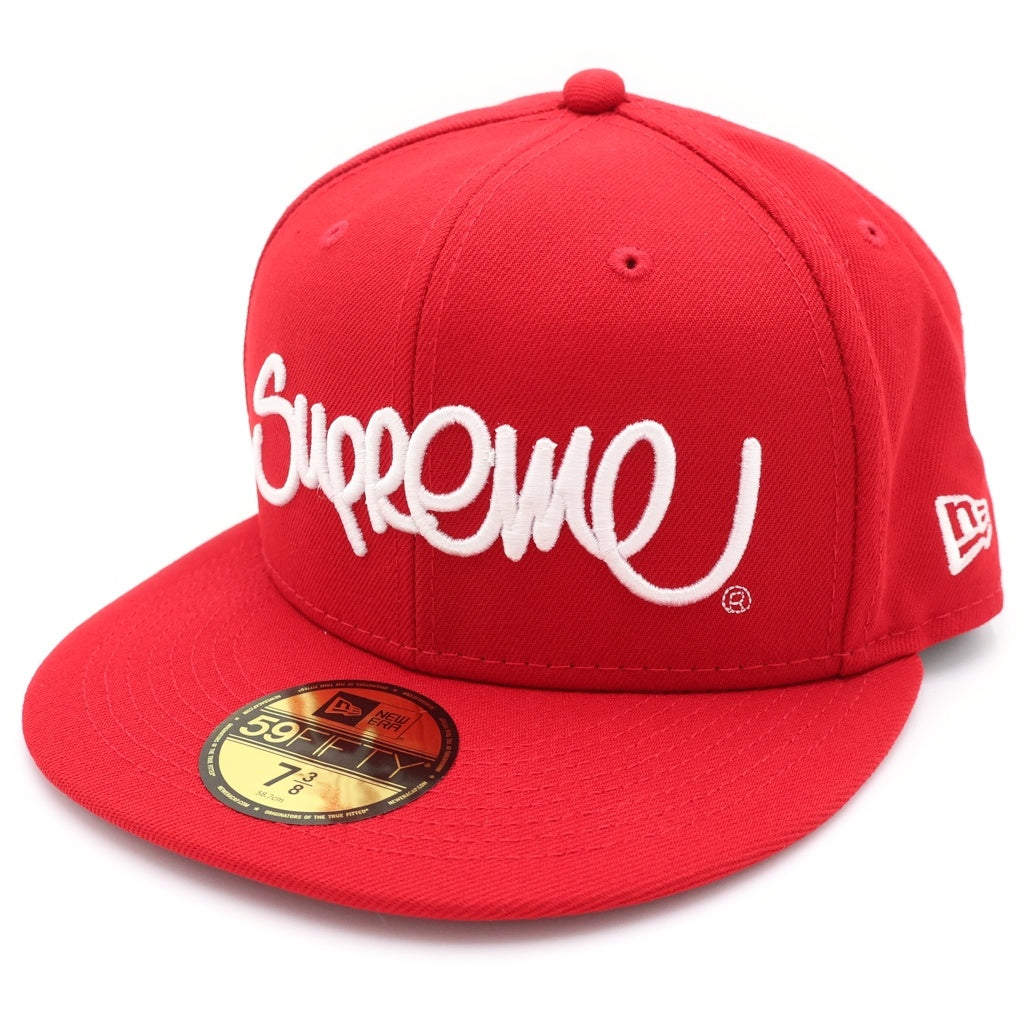 SUPREME(シュプリーム) 22SS Handstyle New Era ニューエラ ハンドスタイルロゴ キャップ レッド