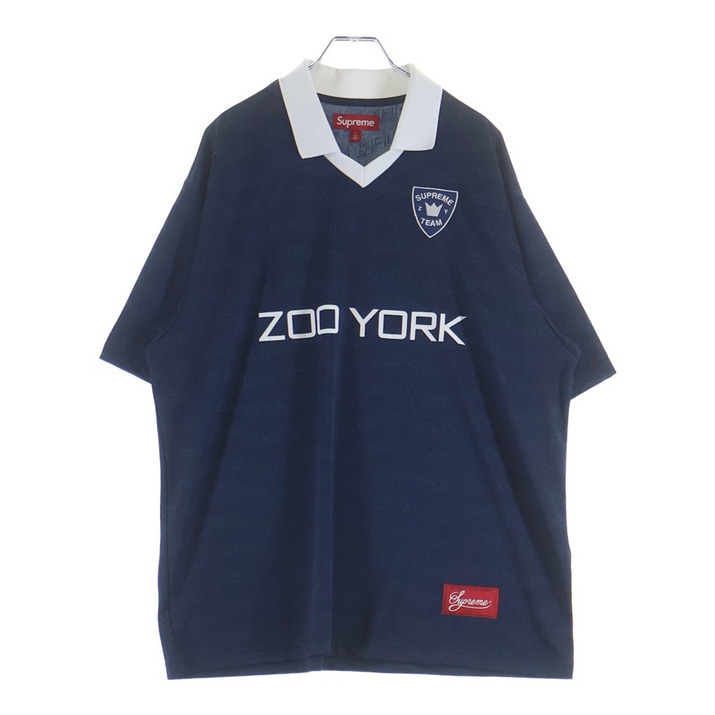 SUPREME(シュプリーム) 25SS Zoo York Soccer Jersey ズーヨーク サッカージャージ 半袖ポロシャツ ネイビー