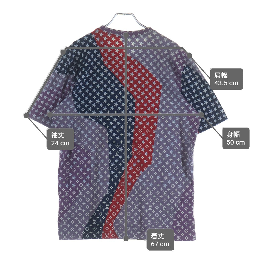 LOUIS VUITTON(ルイヴィトン) マルチモノグラムカットソー 半袖Tシャツ RM111M MQJR09JEG マルチカラー