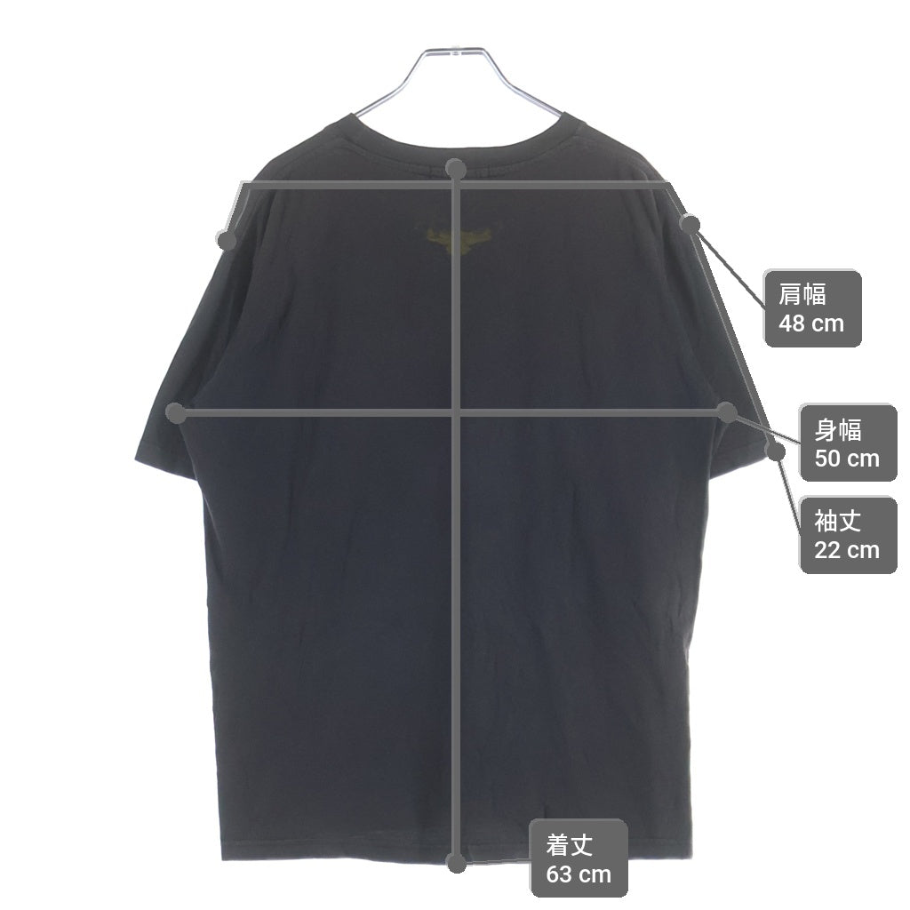 goro's(ゴローズ) ゴローズTシャツ クルーネック半袖Tシャツ オーガニックコットンボディ ブラック