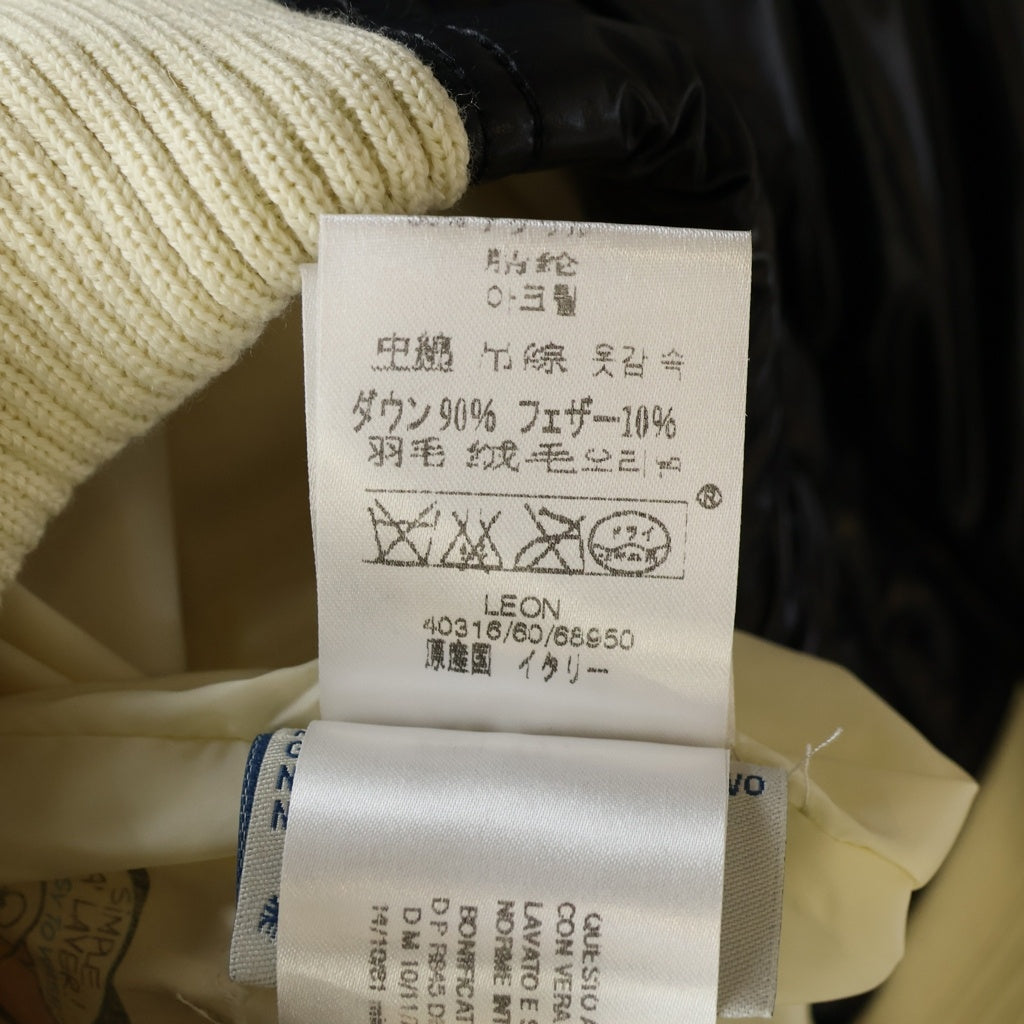 MONCLER(モンクレール) LEON ダウンジャケット 40316/60/68950 ブラック レディース