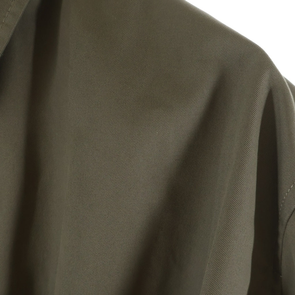 LOEWE(ロエベ) DRAPED JACKET ドレープジャケット ジップアップブルゾン カーキ S540Y02XBU レディース