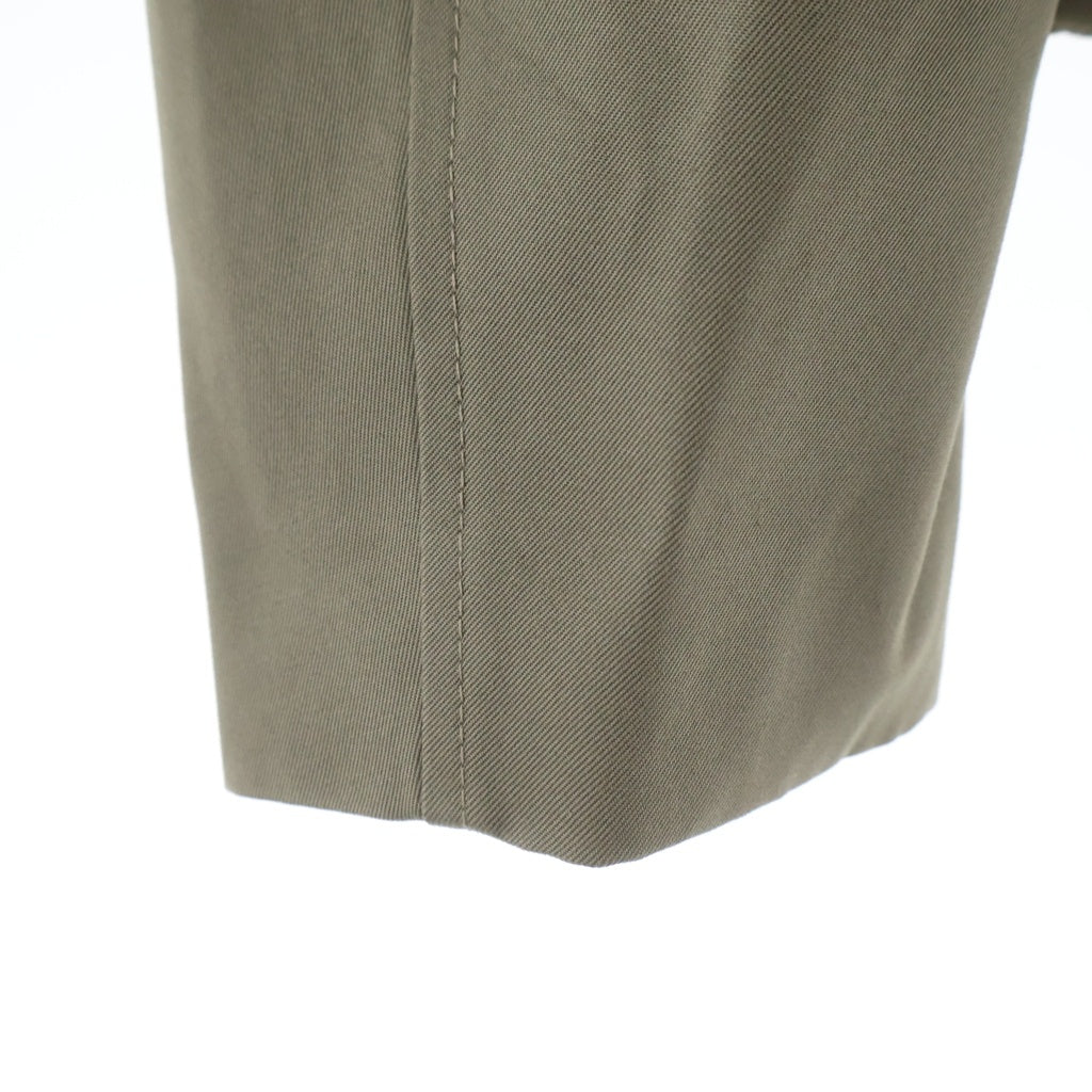 LOEWE(ロエベ) DRAPED JACKET ドレープジャケット ジップアップブルゾン カーキ S540Y02XBU レディース