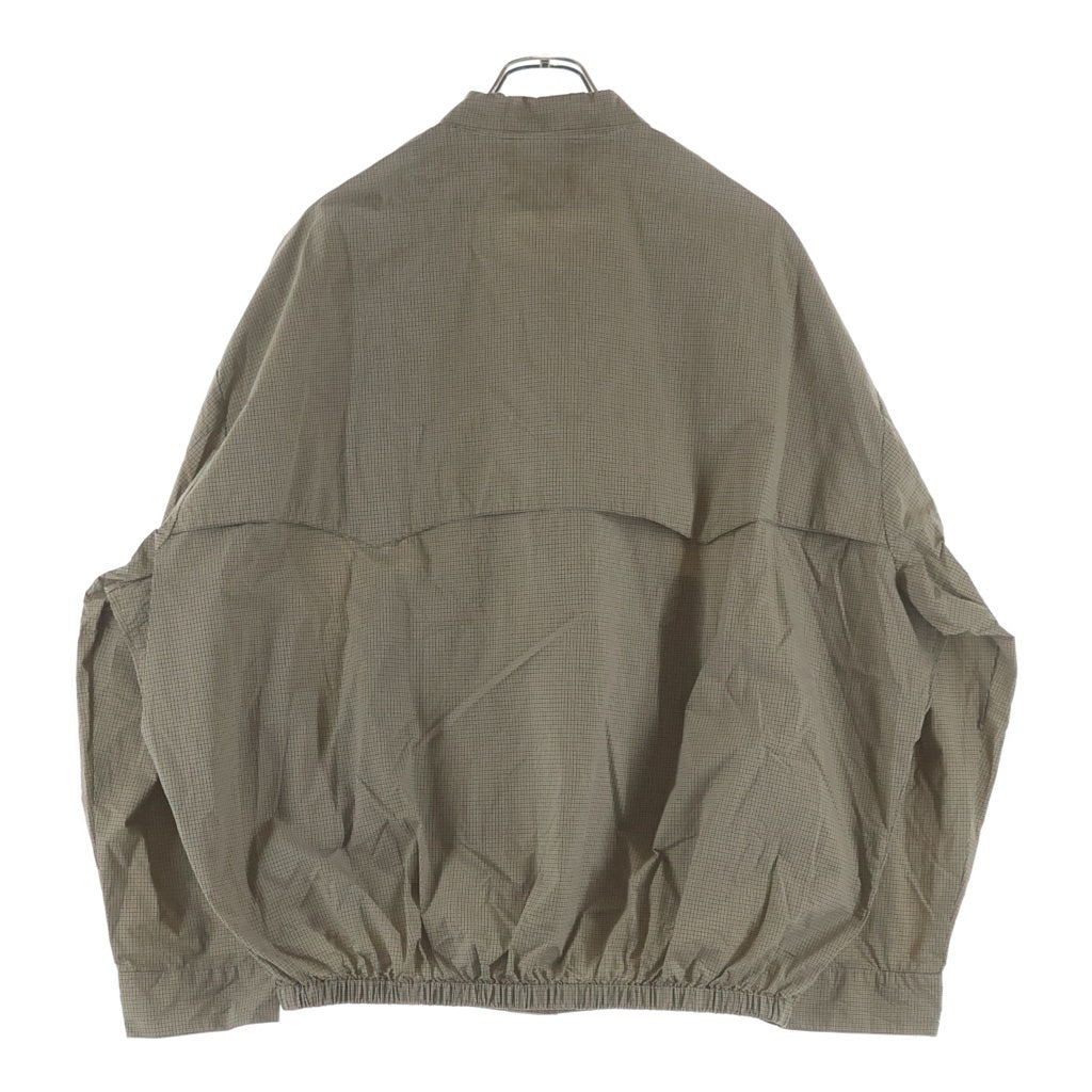 miumiu(ミュウミュウ) 25SS チェック柄フロントロゴボタンブルゾンジャケット ML1046 ベージュ
