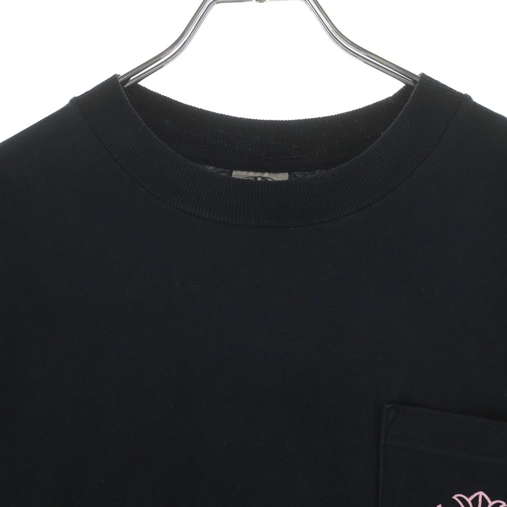 CHROME HEARTS(クロムハーツ) CH T-SHRT 1 CHフレームクロスプリント 半袖Tシャツ ピンク/ブラック
