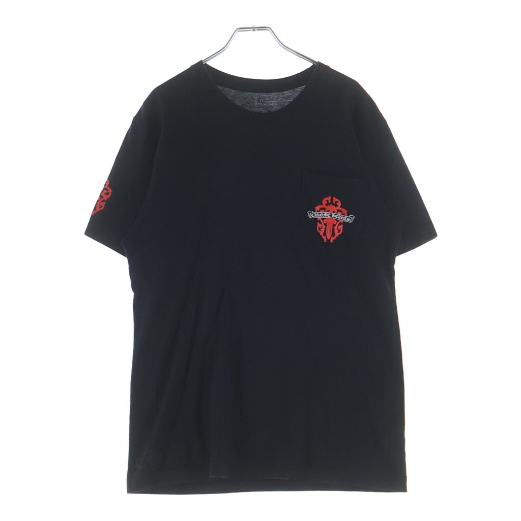 CHROME HEARTS(クロムハーツ) VINE DGR S/S TEE ヴァインダガー ポケット半袖Tシャツ ブラック