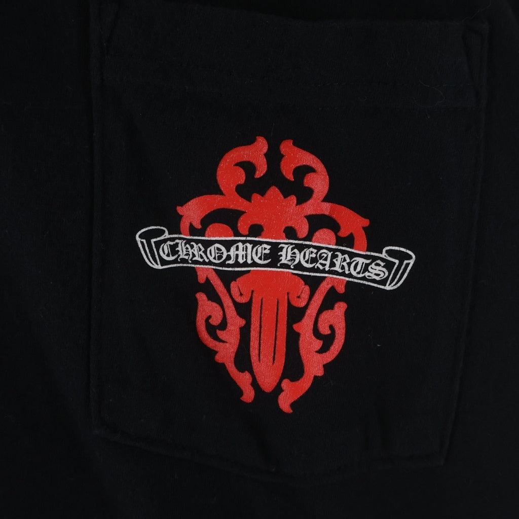 CHROME HEARTS(クロムハーツ) VINE DGR S/S TEE ヴァインダガー ポケット半袖Tシャツ ブラック