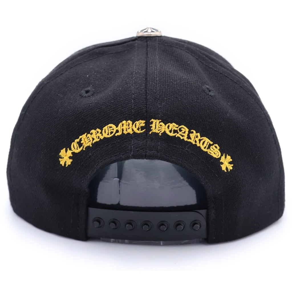 CHROME HEARTS(クロムハーツ) CH HAT CH刺繍 ベースボールキャップ 帽子 ブラック/イエロー
