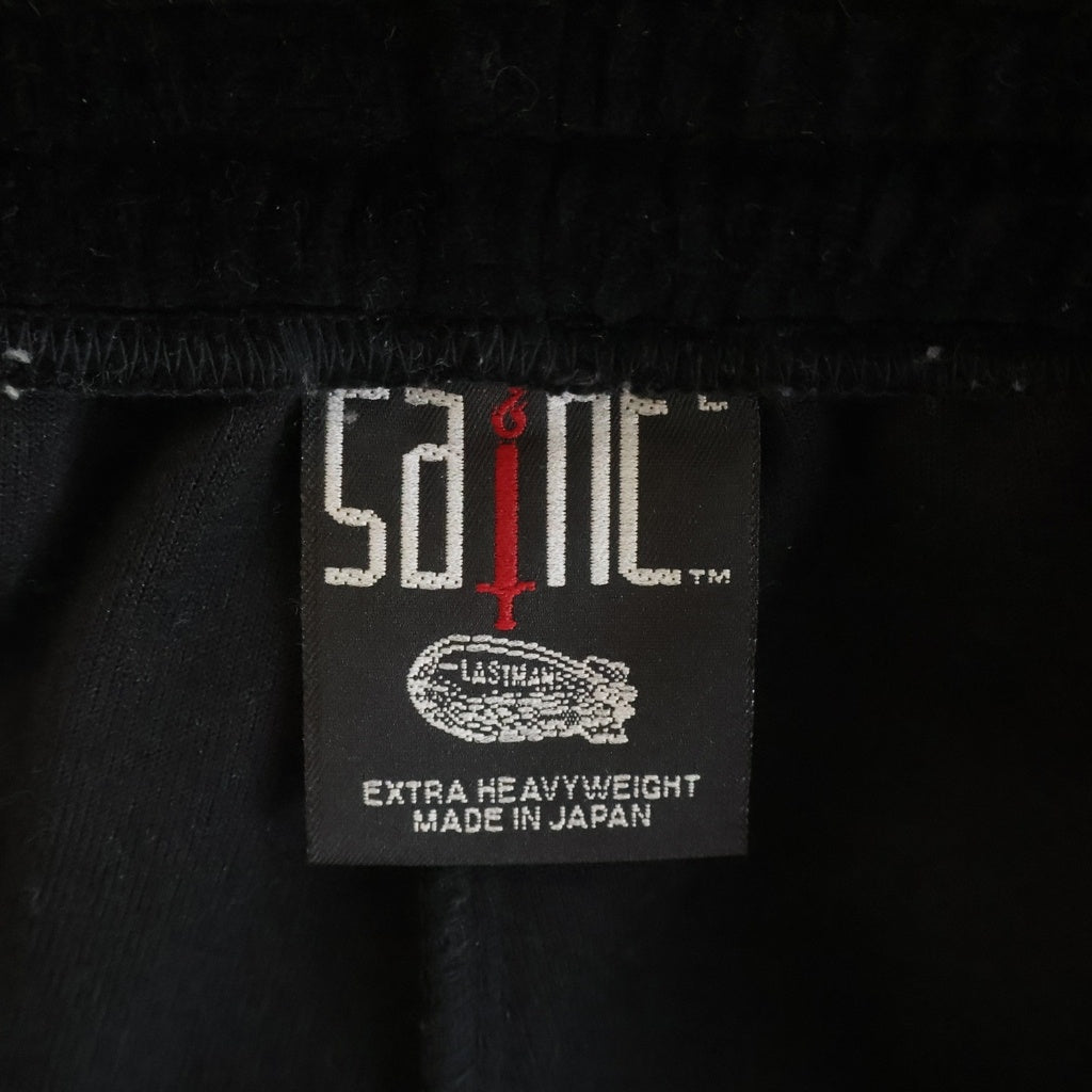 SAINT MICHAEL(セントマイケル) 25SS ×LASTMAN TRACK PANTS VELOUR ベロアトラックパンツ SM-HR8-0000-C35 ブラック