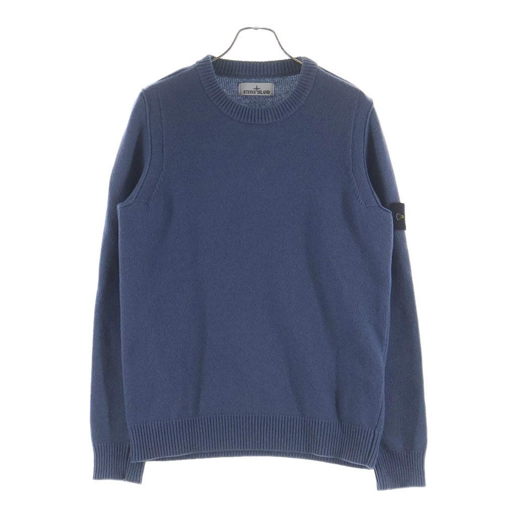 STONE ISLAND(ストーンアイランド) 24AW ロゴワッペン クルーネックセーター ニット 8115508A3 ブルー