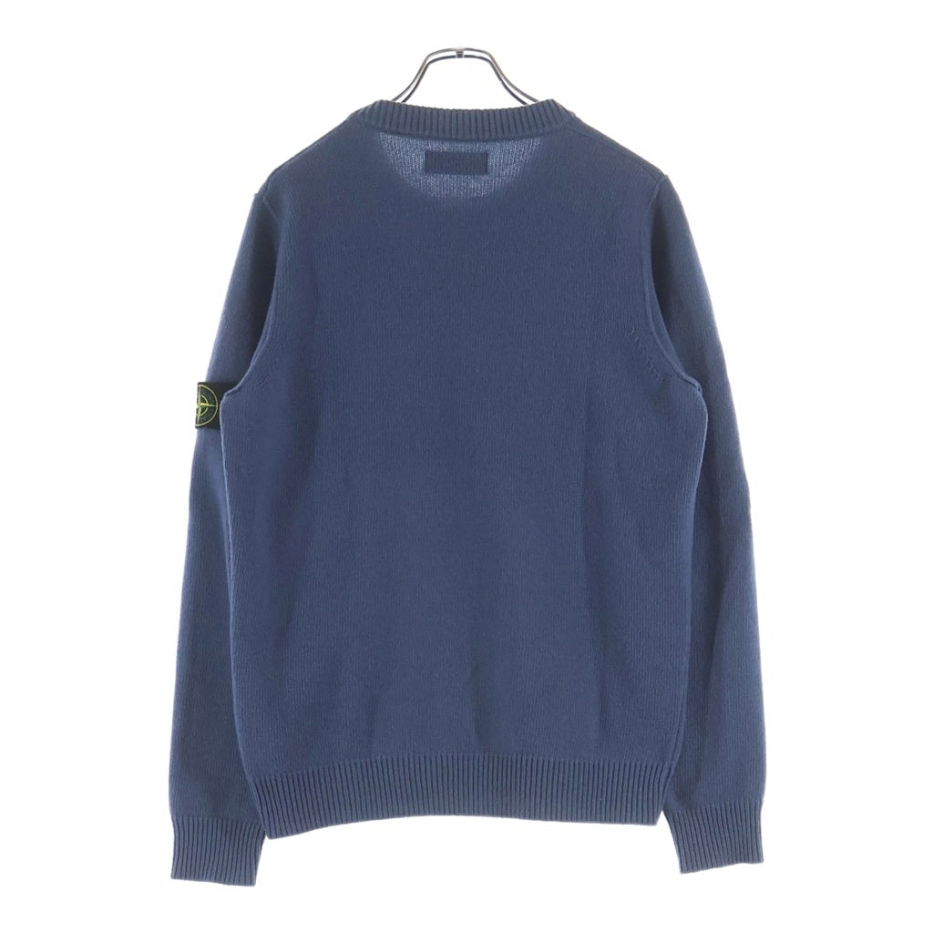 STONE ISLAND(ストーンアイランド) 24AW ロゴワッペン クルーネックセーター ニット 8115508A3 ブルー