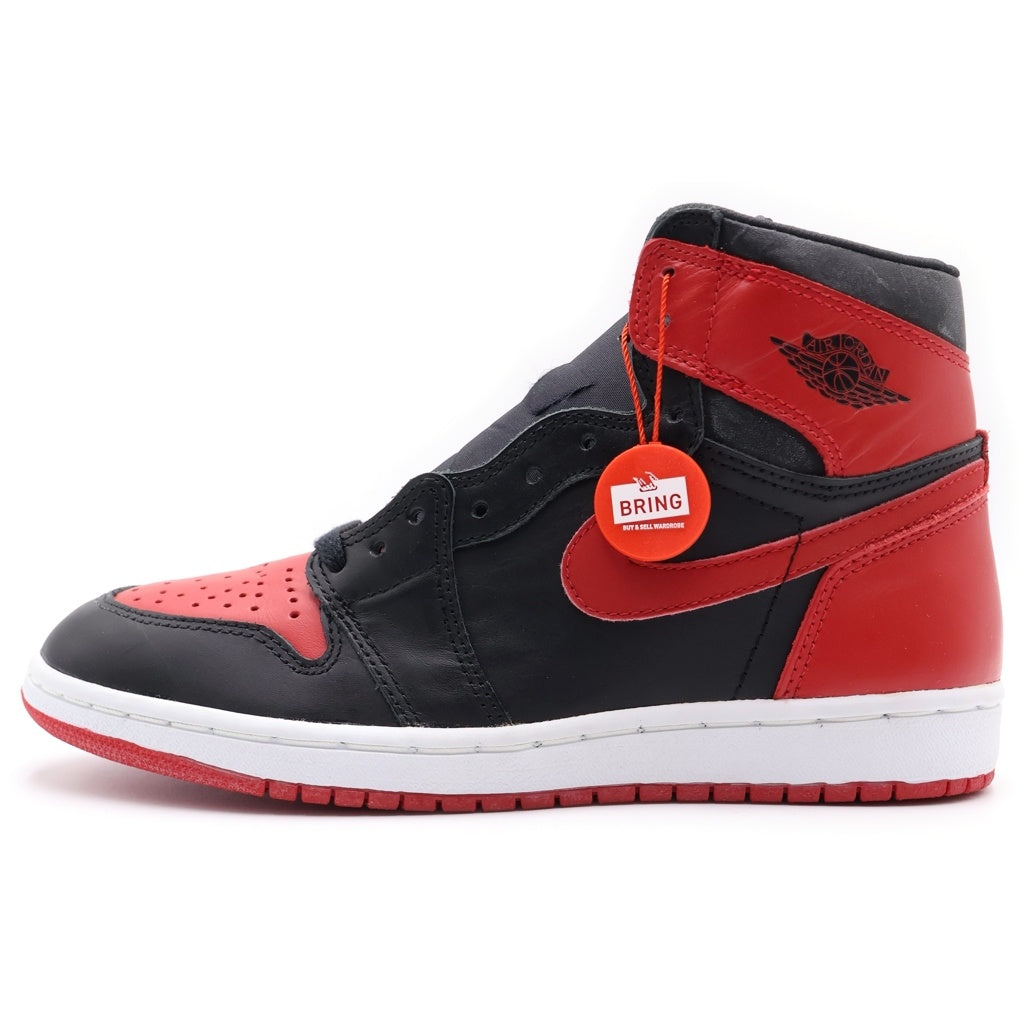 NIKE(ナイキ) 【観賞用1994年製】AIR JORDAN 1 HIGH BRED 130207-061 エアジョーダン 1 ブレッド ハイカットスニーカー US7.5/25.5cm ブラック/レッド