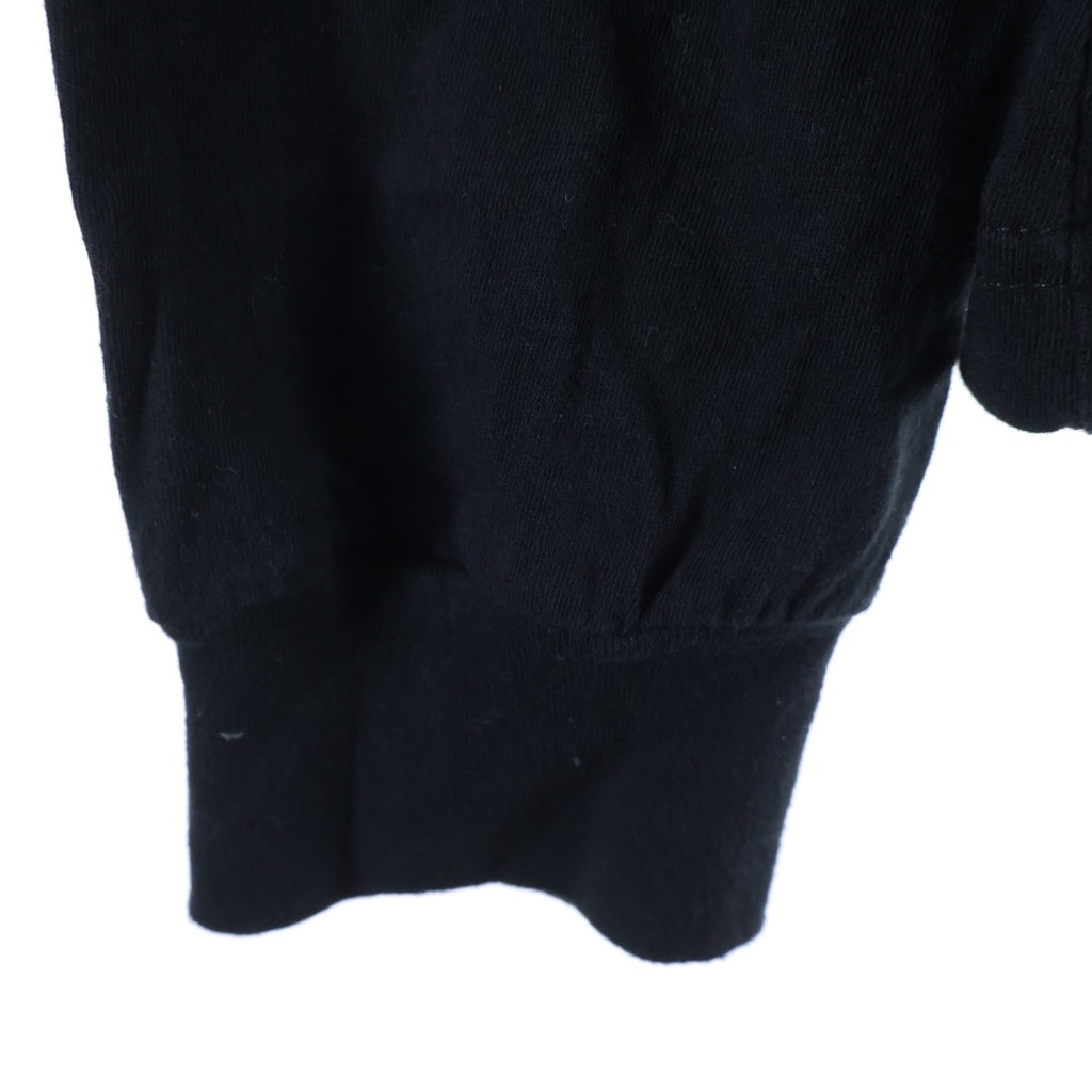 CHROME HEARTS(クロムハーツ) CH LS NECK LOGO TEE ネックロゴプリント長袖Tシャツ ブラック