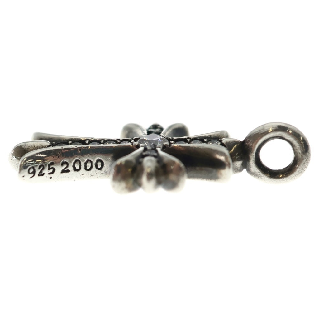 CHROME HEARTS(クロムハーツ) TNY CRSF P/DIA タイニーファットクロス PAVEダイヤ ペンダントトップ シルバー BCA323