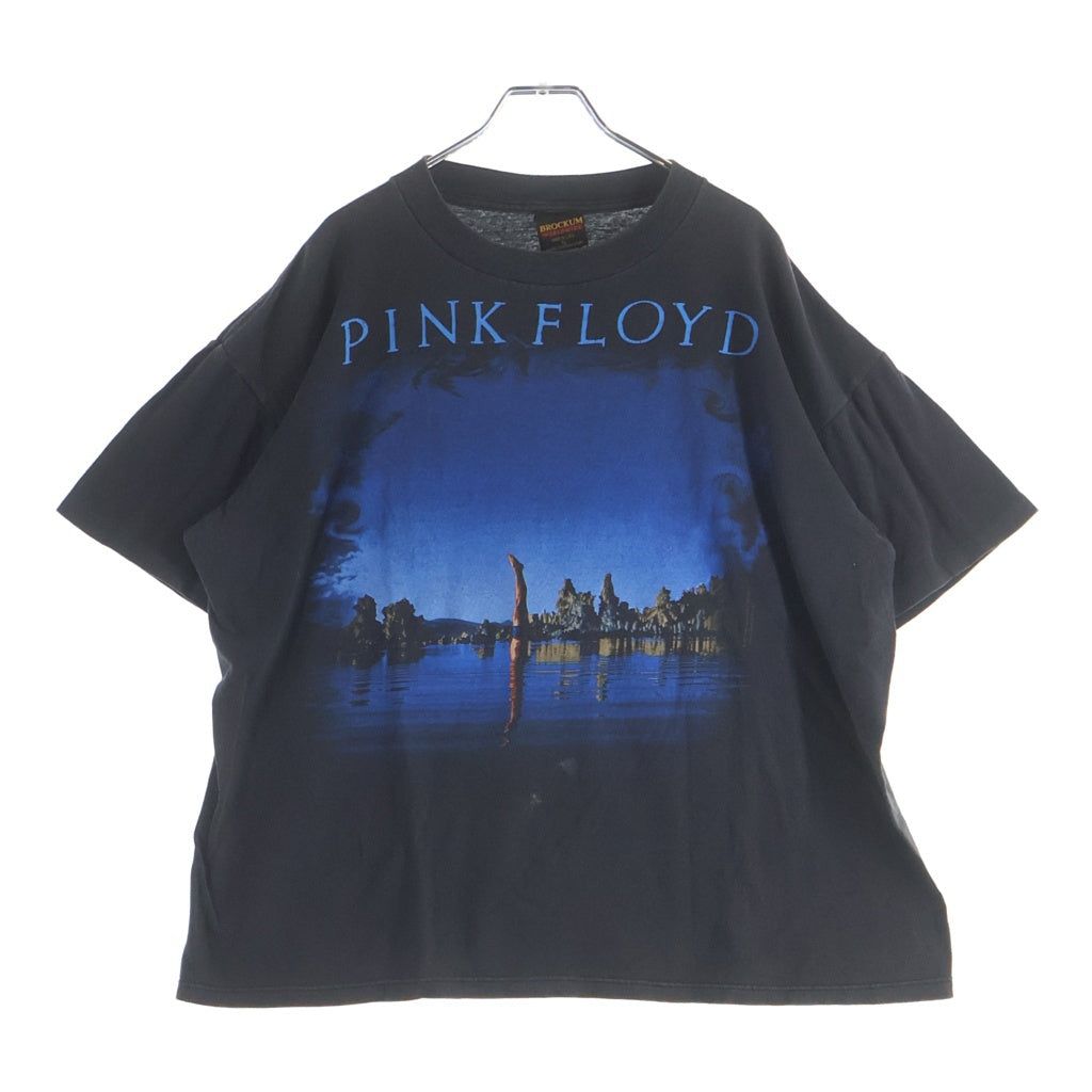 VINTAGE(ヴィンテージ) 90s PINKFLOYD WISH YOU WERE HERE ピンクフロイド 両面プリント 半袖Tシャツ カットソー ブラック