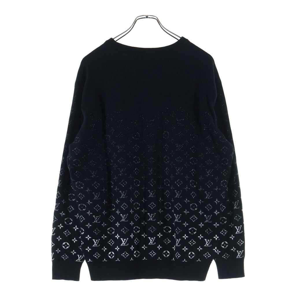 LOUIS VUITTON(ルイヴィトン) グラディエントモノグラムニットセーター RM211Q USO HKN44W ブラック