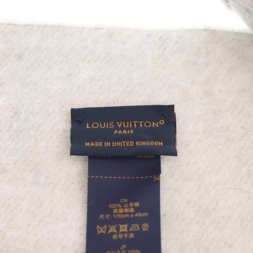 LOUIS VUITTON(ルイヴィトン) レイキャビック グラディエント マフラー M76336 グレー/ブラック レディース
