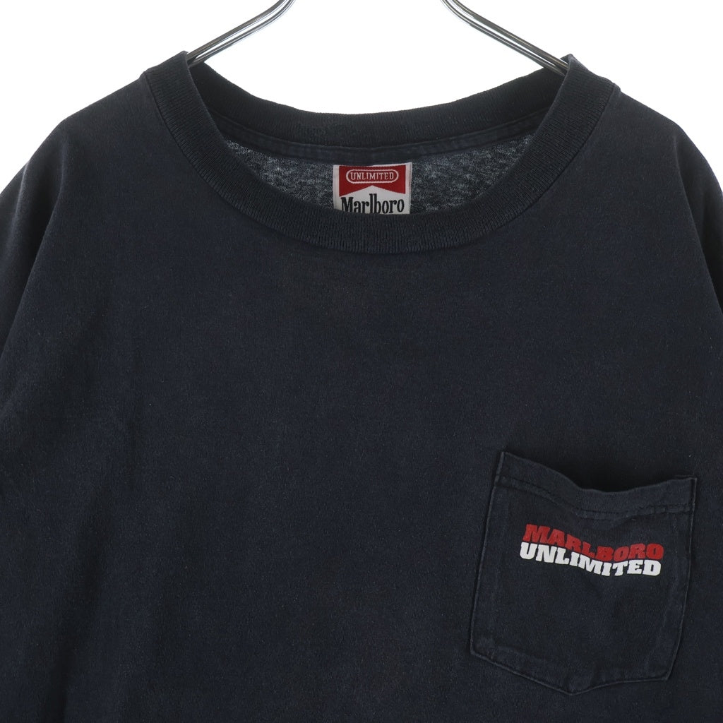 VINTAGE(ヴィンテージ) 00s Marlboro LIZARD マルボロ 半袖Tシャツカットソー ブラック