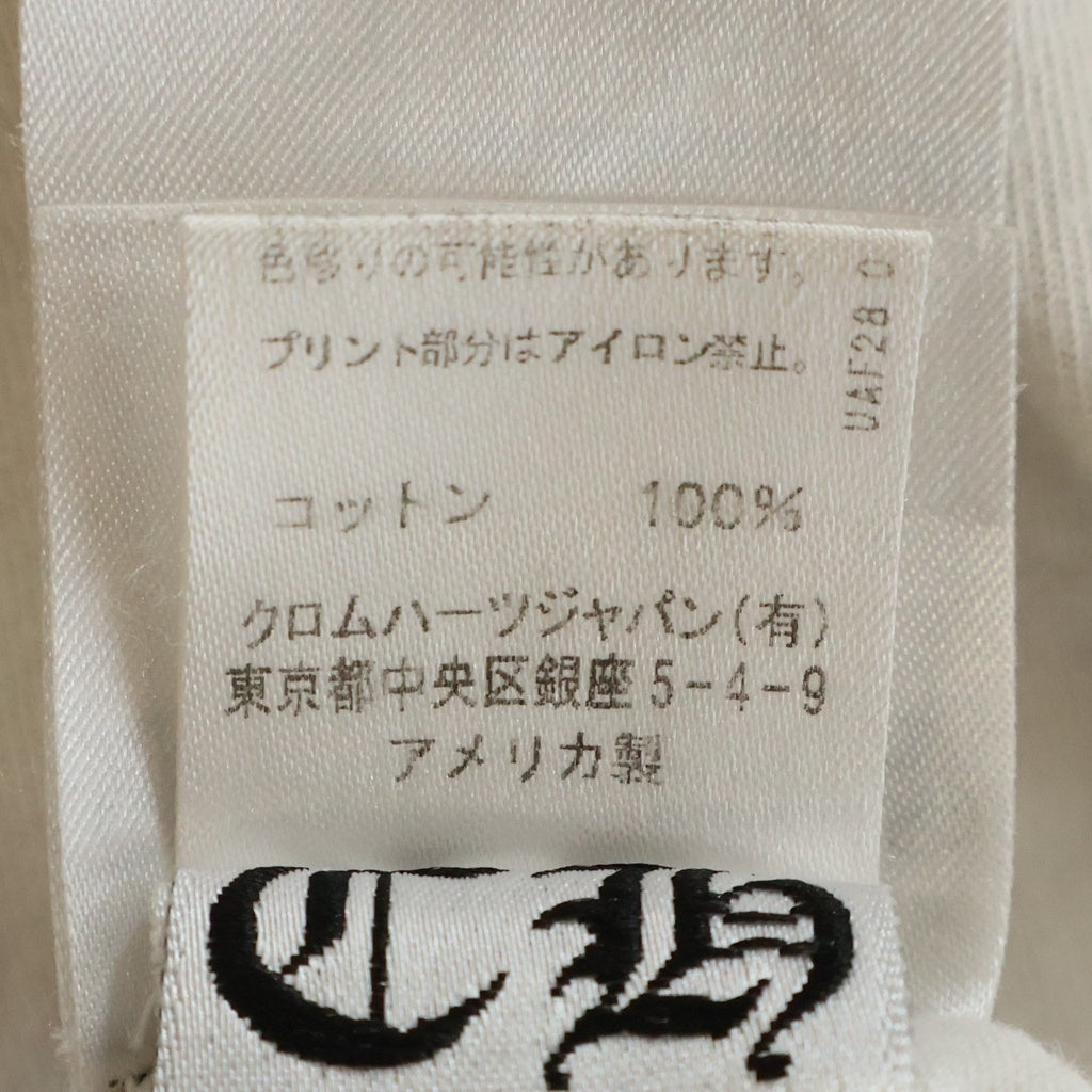 CHROME HEARTS(クロムハーツ) CH T-SHIRT ネックロゴ 半袖Tシャツ ホワイト