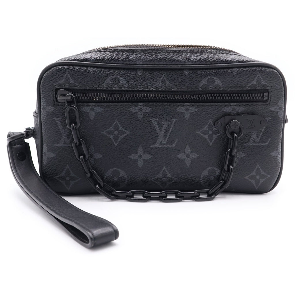 LOUIS VUITTON(ルイヴィトン) ポシェットヴォルガ モノグラムエクリプス クラッチバッグ セカンドバッグ M68321 ブラック