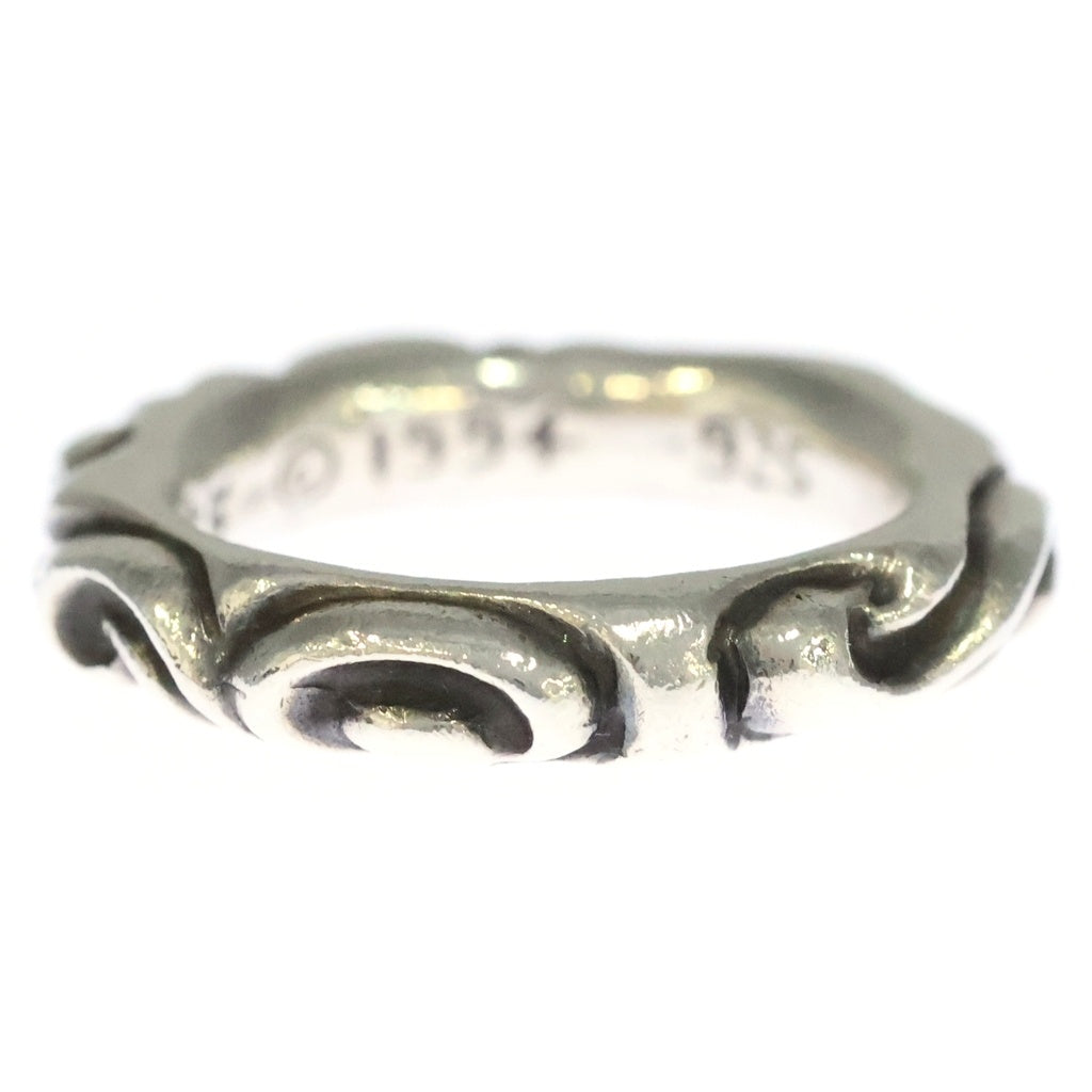 CHROME HEARTS(クロムハーツ) SCRL BAND スクロールバンド リング シルバー BCA351