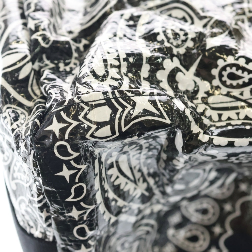 SUPREME(シュプリーム) 21SS Bandana Tarp Duffle Bag バンダナタープ ボックスロゴ ショルダーハンドダッフルバッグ ブラック レディース