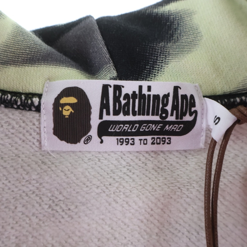 A BATHING APE(アベイシングエイプ) SCREEN CAMO SHARK FULL ZIP HOODIE スクリーンカモシャークフルジップフーディー ジップパーカー 001ZPM301304M ブラック