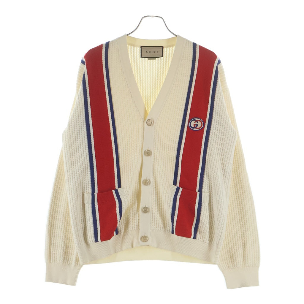 GUCCI(グッチ) シェリーラインニットカーディガン 739962 XKC9L アイボリー