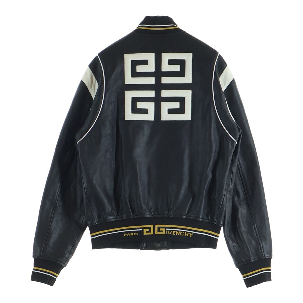 GIVENCHY(ジバンシィ) 4G MONOGRAM LAMBSKIN LEATHER VARSITY JACKET