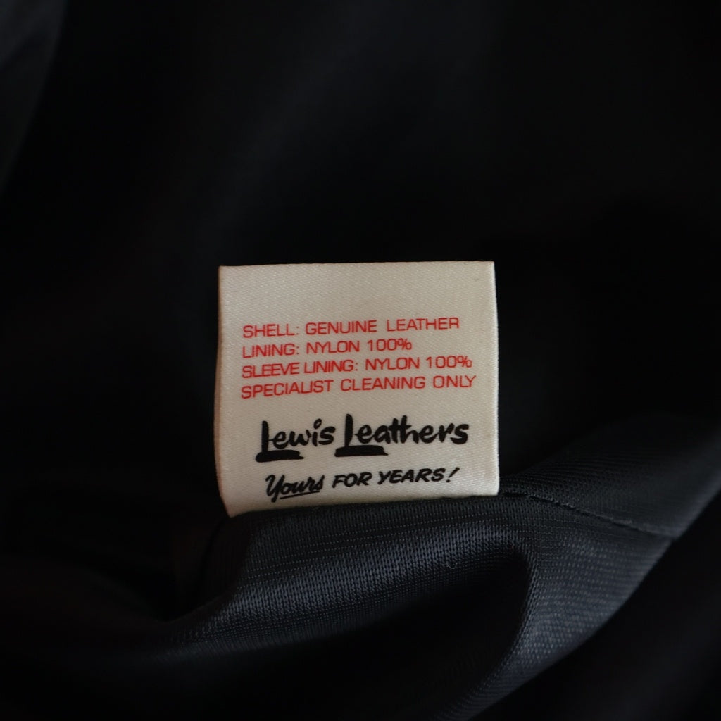 Lewis Leathers(ルイスレザー) AVIAKIT ドミネーター タイトフィット ホースハイド レザージャケット レッド