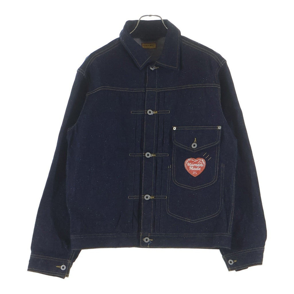 HUMAN MADE(ヒューマンメイド) 1ST DENIM JACKET ファーストデニムジャケット インディゴ HM30JK046
