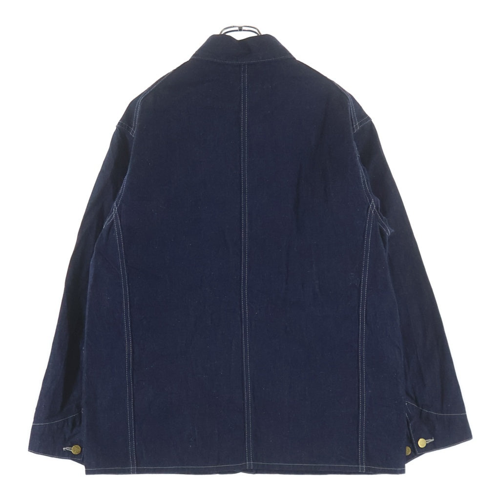 HUMAN MADE(ヒューマンメイド) DENIM COVERALLS デニムカバーオール ジャケット インディゴ HM30JK048