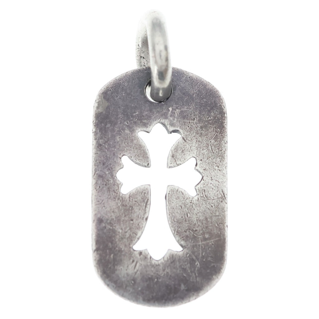 CHROME HEARTS(クロムハーツ) D TAG SML CO CRS カットアウトクロスドッグタグ スモール ペンダントトップ シルバー BCA242