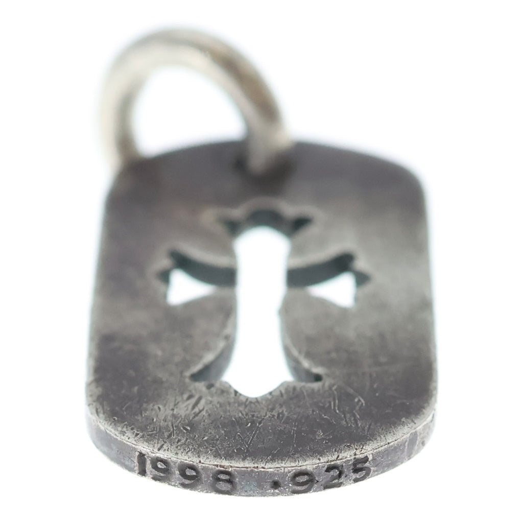 CHROME HEARTS(クロムハーツ) D TAG SML CO CRS カットアウトクロスドッグタグ スモール ペンダントトップ シルバー BCA242